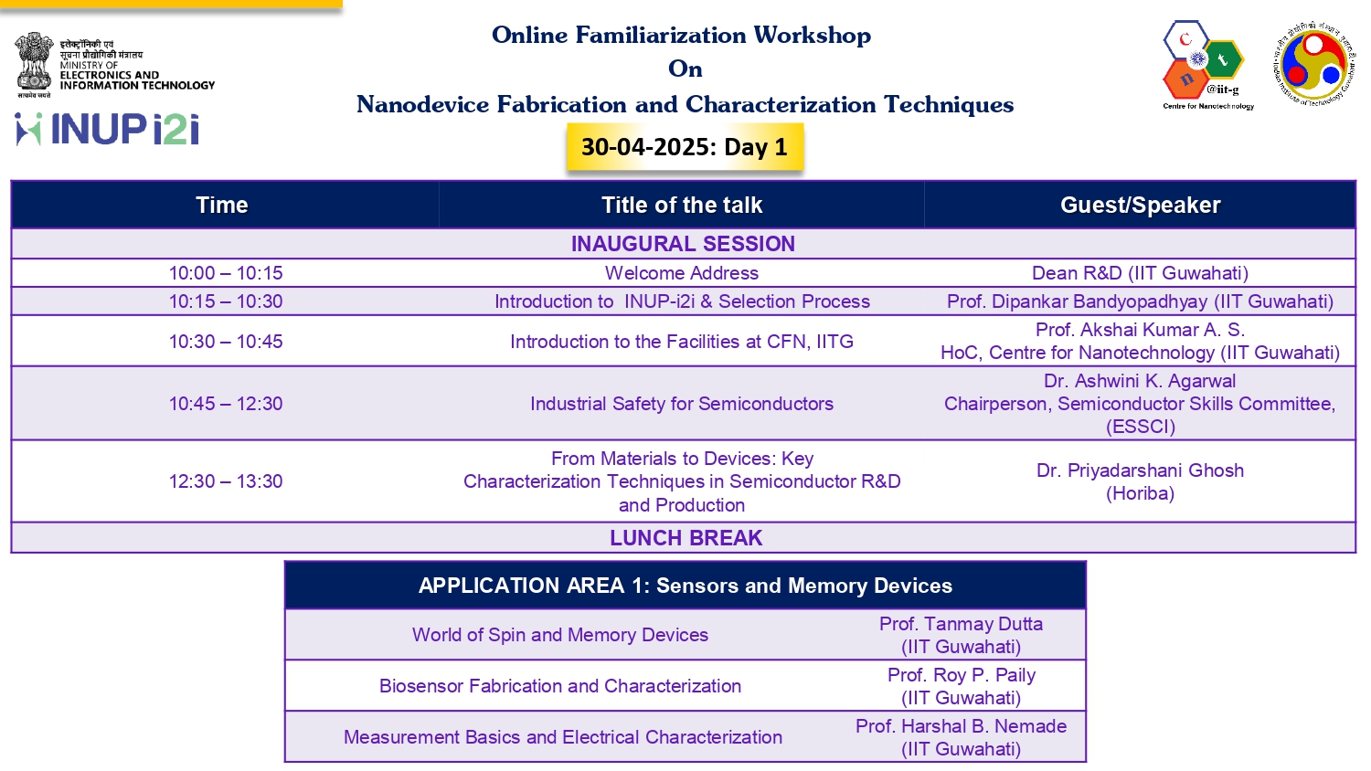 Schedule 1